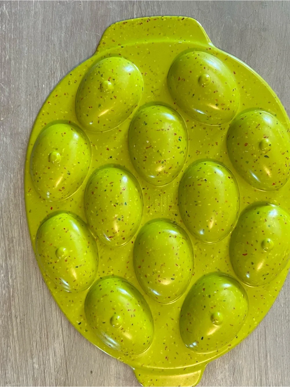 Zak! Designs Speckled Melamine Egg Tray